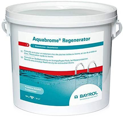 Aqua brome Regenerator Bayrol 5 kg, granulés purs pour traitement choc guide commande en ligne piscine selection de meilleurs produits