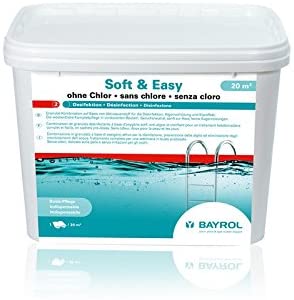 Bayrol Soft & Easy 20 avec une quantité de 4.48kg guide achat traitement piscine comparatif des produits oxygène actif