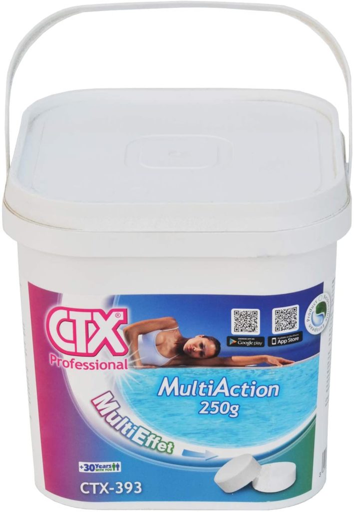 Chlore Mutltiaction 5 kg Triplex CTX 393 par Astral marque CTX comparaison des meilleures traitement pour désinfecter l'eau