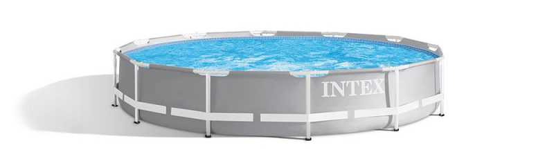 Grossiste en piscine, meilleur prix pour une tubulaire, 26712np de Intex modèle prism frame ronde pour équiper son jardin en été dans la France, la Belgique ou le Luxembourg