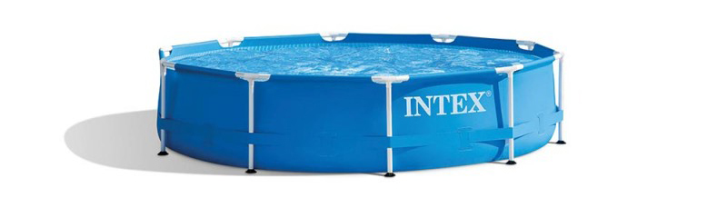 Kit piscinette INTEX Metal Frame arondie 305 x 76 cm , conseil piscine enfant, meilleur prix du marché des piscinistes de la région