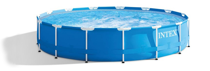 Piscine tubulaire Intex France référence 28240fr metal frame ronde, guide des meilleures marques spécialisé en piscine hors-sol de jardin