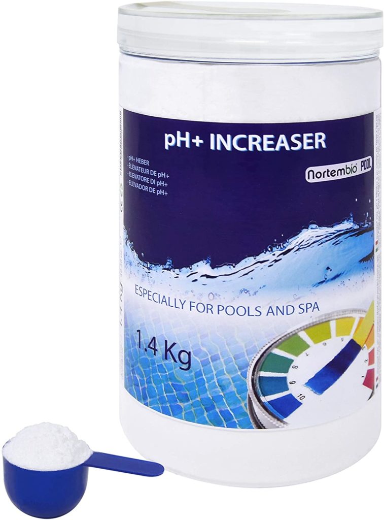 Traitement PH+ Plus 1,4 Kg NortemBio pour avoir une bonne acidité de l'eau piscine - Guide spécialisé en nettoyage de bassin hors-sol