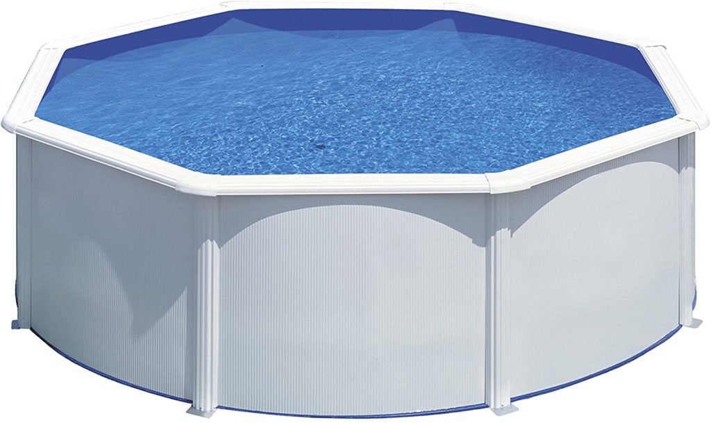 Piscine modèle en acier circulaire Gre nom Fidji 6,1 x 3,75 x 1,20 m