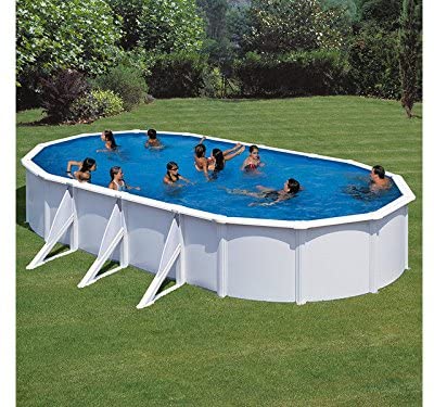 Piscine Gre Fidji en acier ovale 5 x 3,5 x 1,2 m