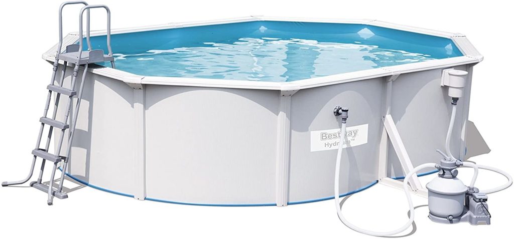 Piscine ovale Hydrium Bestway, parois en acier 5 x 3,60 x 1,20 m