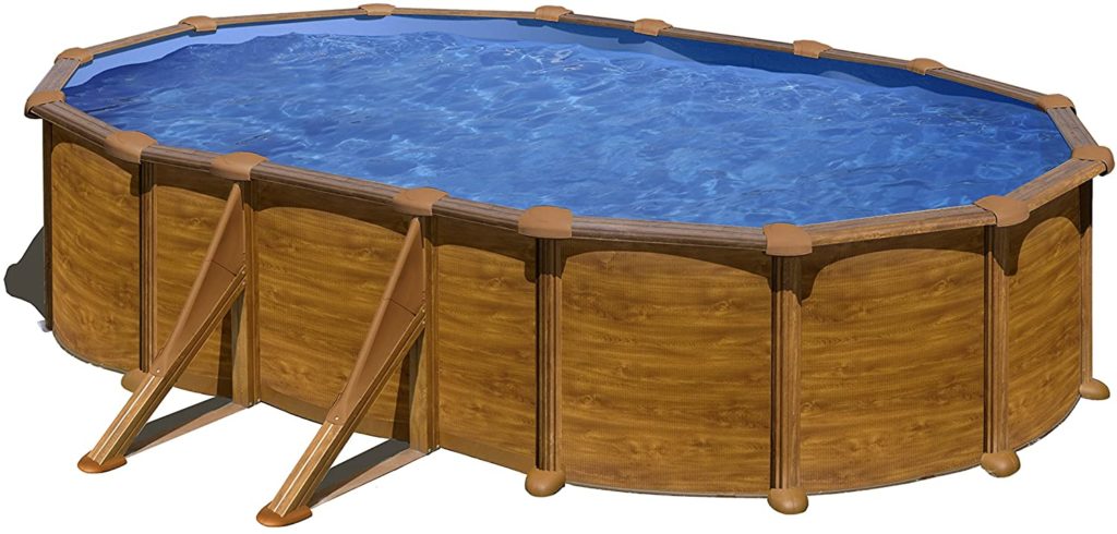 Piscine de type acier forme ovale du fabricant Gre 5 x 3 x 1,2 m