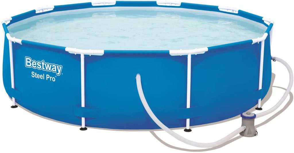 Piscine tubulaire de petite taille de format rond, gamme Steel Pro Bestway 3,05 x 0,76 m - 4678 litres